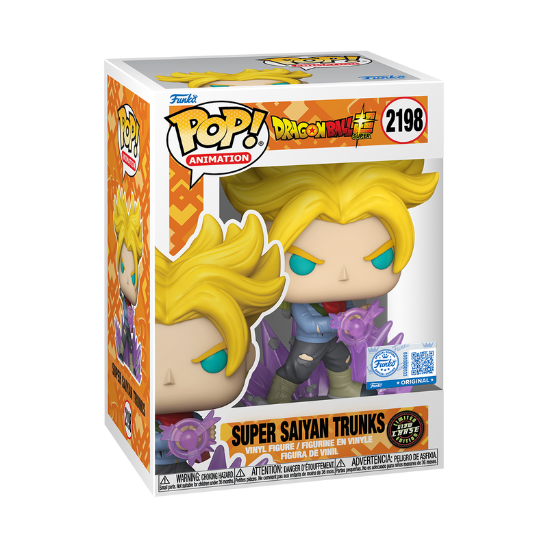 Funko Pop! Animation: Dragon Ball Super - Super Saiyan Trunks #2206 Glow-in-the-dark Chase Exclusive