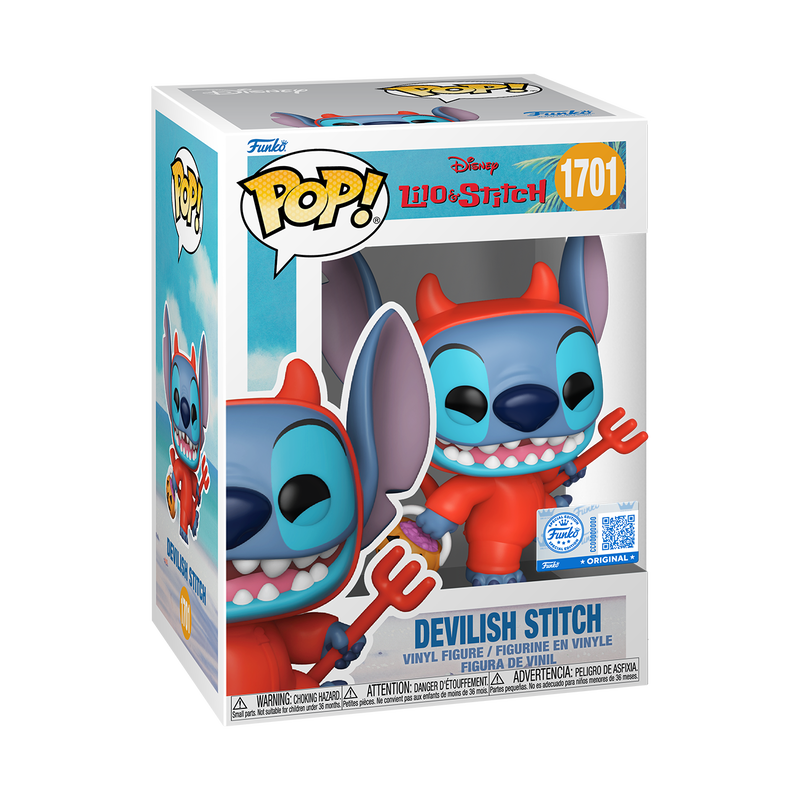 Funko Pop! Disney: Lilo & Stitch - Devilish Stitch #1701 Entertainment Earth Exclusive