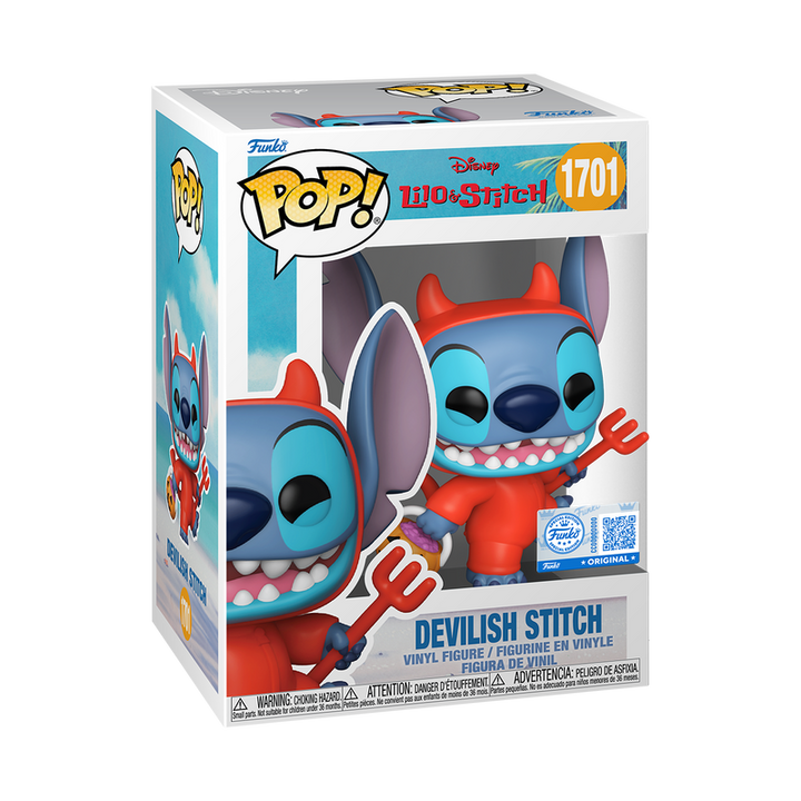 Funko Pop! Disney: Lilo & Stitch - Devilish Stitch #1701 Entertainment Earth Exclusive
