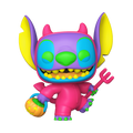 Funko Pop! Disney: Lilo & Stitch - Black Light Devilish Stitch #1701 Chase Entertainment Earth Exclusive