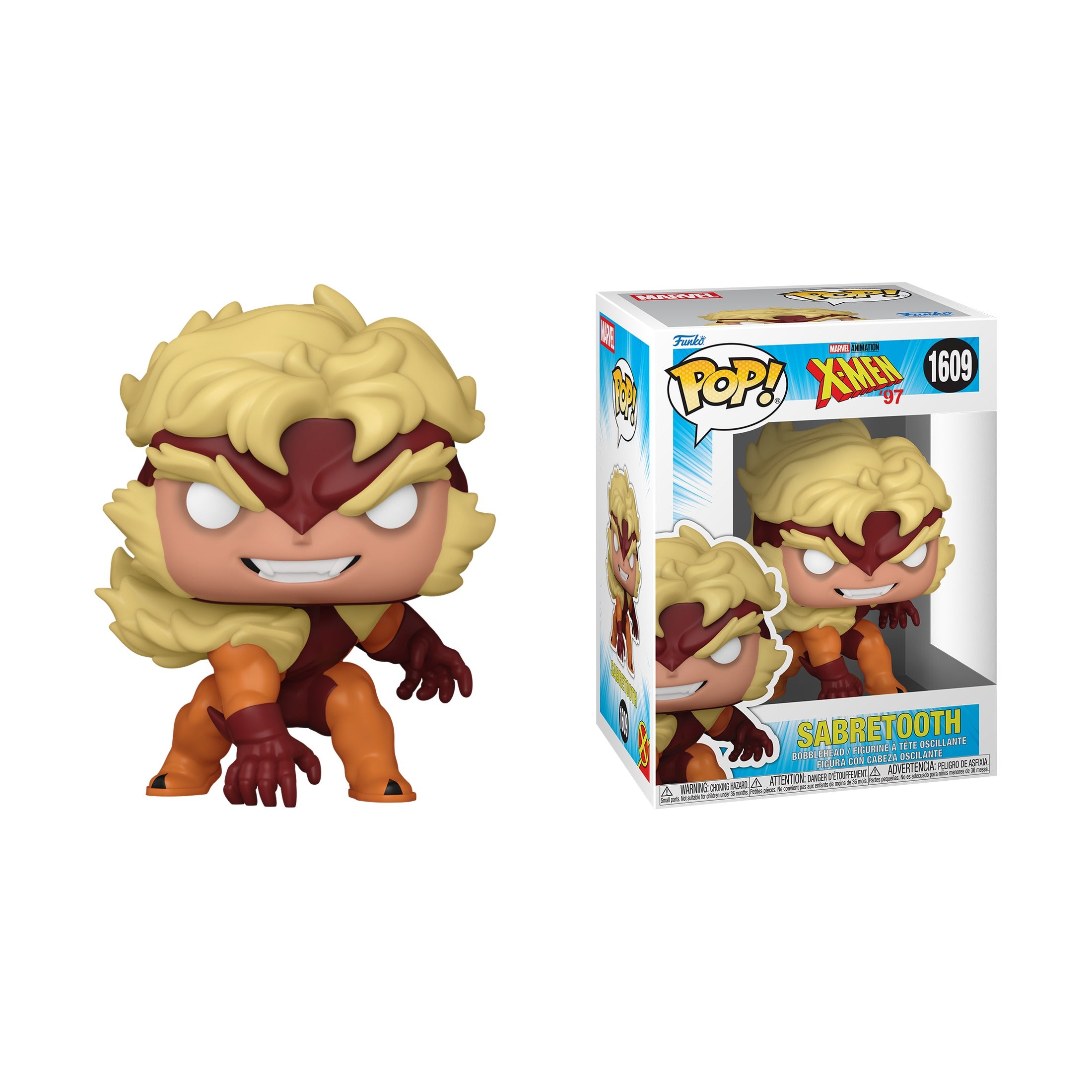 Funko Pop! Marvel Studios: X-Men '97 - Sabretooth #1609