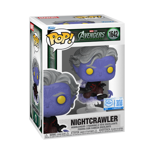 Funko Pop! Marvel: Avengers: Doomsday - Nightcrawler #1642 Entertainment Earth Exclusive