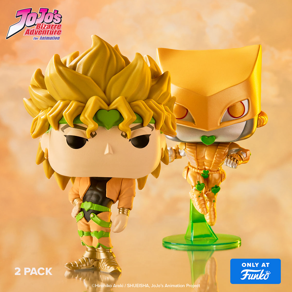 Funko Pop! Animation: JoJo's Bizarre Adventure - DIO & The World 2-Pack Funko Exclusive