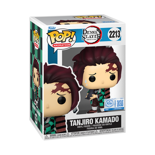 Funko Pop! Animation: Demon Slayer: Kimetsu no Yaiba - Tanjiro Kamado with Crow #2213 Specialty Series Exclusive