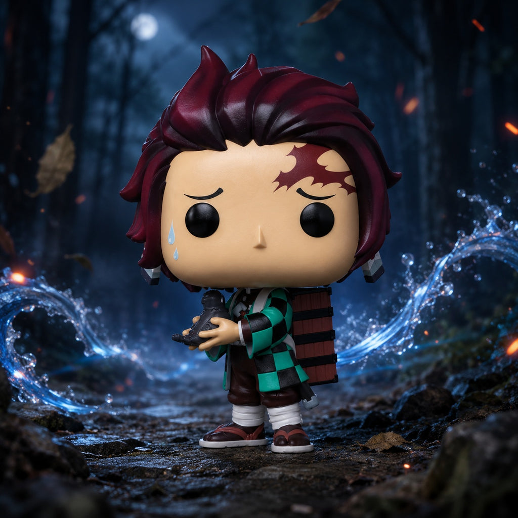 Funko Pop! Animation: Demon Slayer: Kimetsu no Yaiba - Tanjiro Kamado with Crow #2213 Specialty Series Exclusive
