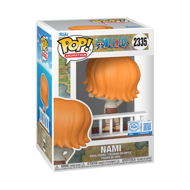 Funko Pop! Animation: One Piece - Nami Going Merry #2335 - Entertainment Earth Exclusive