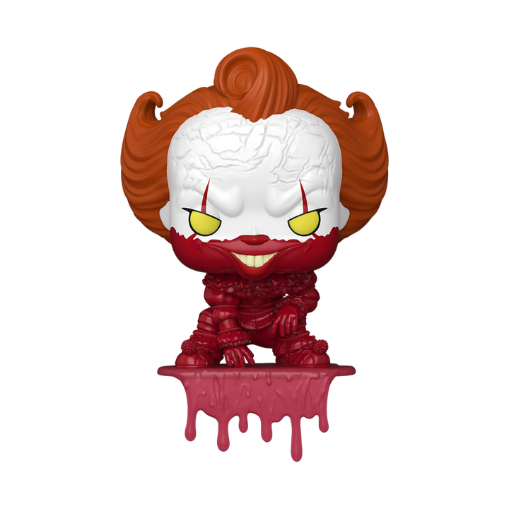 Funko Pop! Television: IT: Welcome to Derry - Pennywise Shelf Sitter #1866 Entertainment Earth Exclusive
