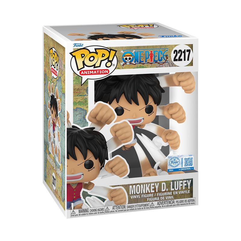 Funko Pop! Premium: One Piece - Monkey D. Luffy Gum Gum Gatling #2217 Chrono Toys Exclusive