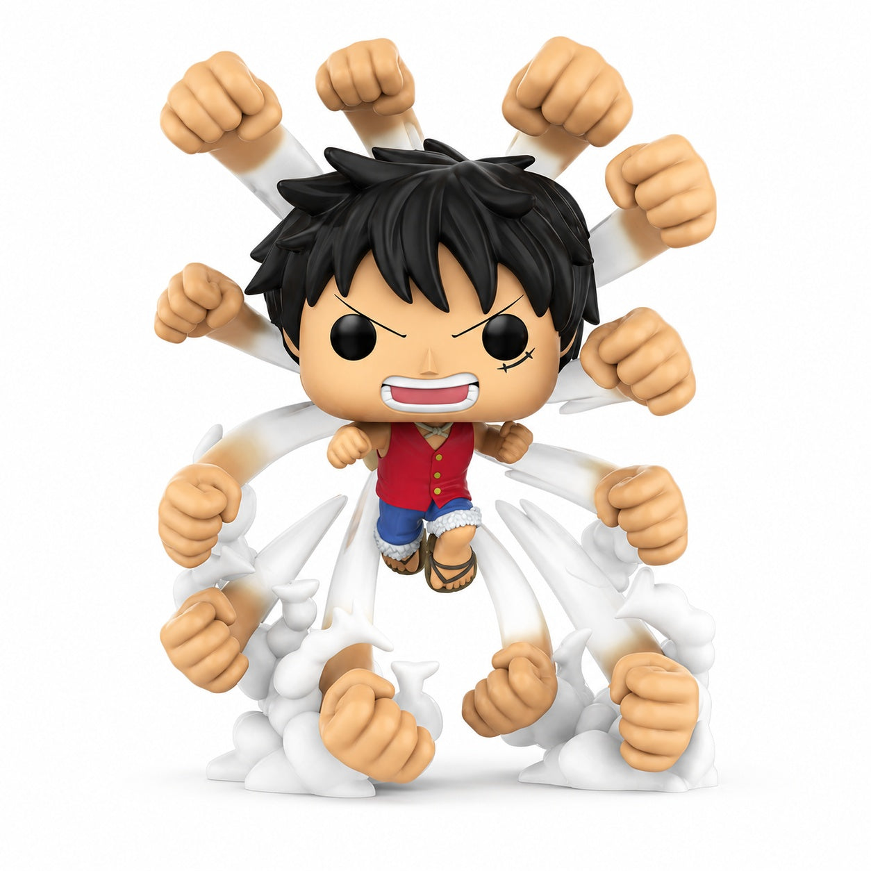Funko Pop! Premium: One Piece - Monkey D. Luffy Gum Gum Gatling #2217 Chrono Toys Exclusive