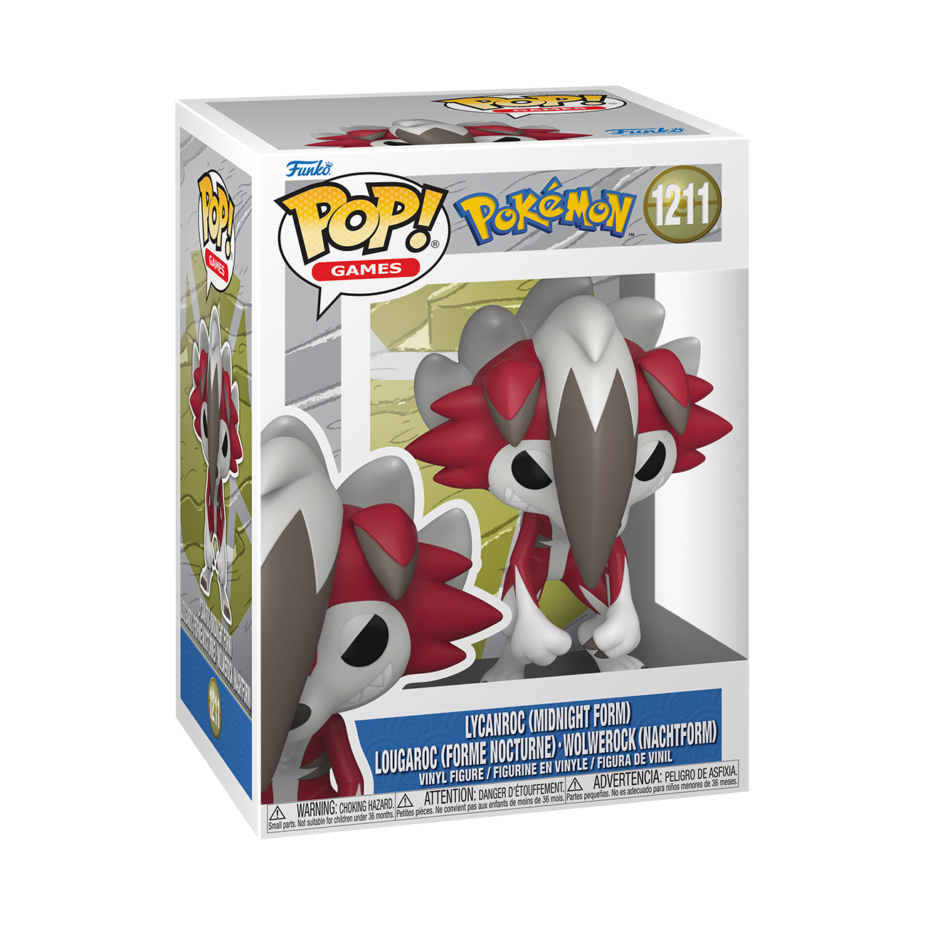Funko Pop! Games: Pokemon - Lycanroc Midnight Form #1211