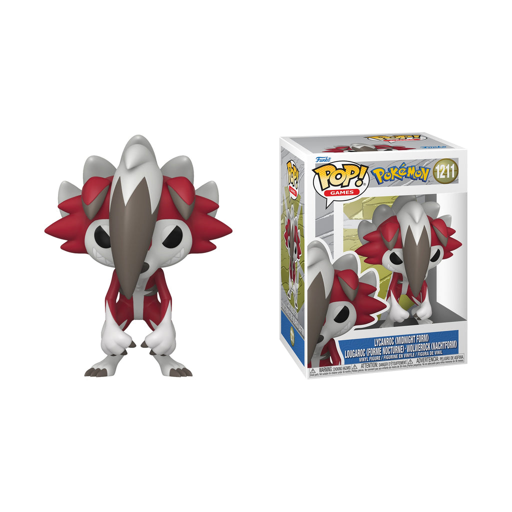 Funko Pop! Games: Pokemon - Lycanroc Midnight Form #1211