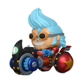 Funko Pop! Rides Deluxe: One Piece - Franky with Black Rhino FR-U 4 #144 Convention Exclusive