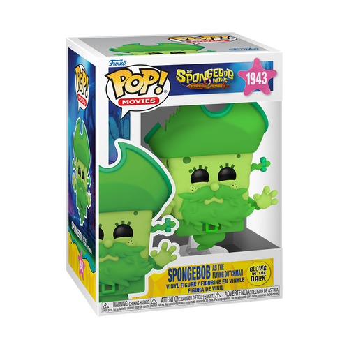 Funko Pop! Movies: The SpongeBob Movie: Search for SquarePants - SpongeBob as the Flying Dutchman #1943 Glow-in-the-dark