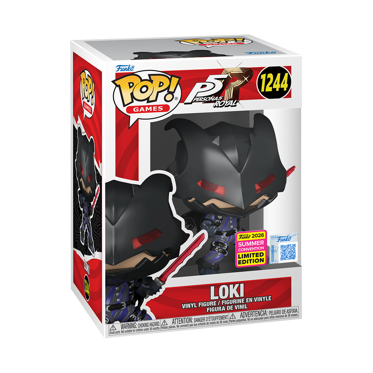 Funko Pop! Games: Persona 5 Royal - Loki with Sword #1244 2026 Summer Convention Exclusive