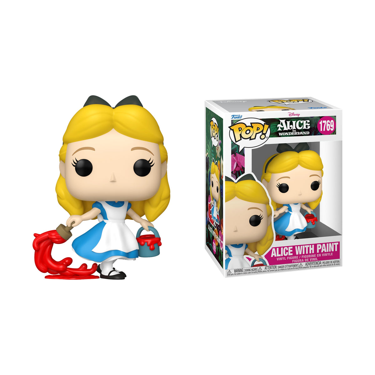 Funko Pop! Disney: Alice in Wonderland - Alice with Paint #1769