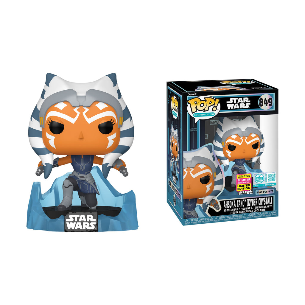 Funko Pop! Star Wars: Ahsoka Tano Kyber Crystal #849 2026 Summer Convention Limited Edition