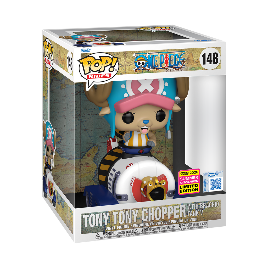 Funko Pop! Rides Deluxe: One Piece - Tony Tony Chopper with Brachio Tank V #148 2026 Summer Convention Exclusive