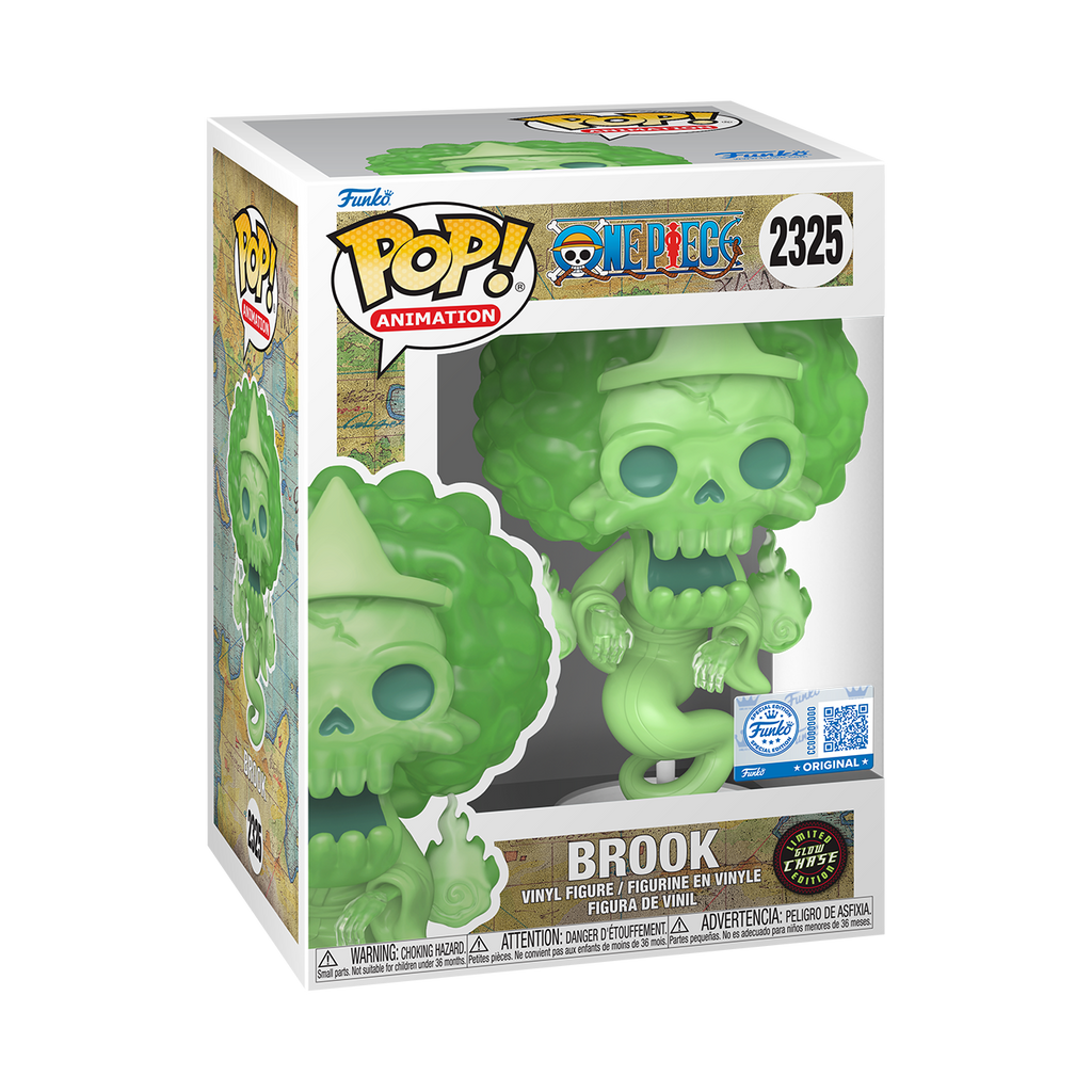 Funko Pop! Animation: One Piece - Brook Glow in the Dark #2325 Chalice Collectibles Exclusive Chase