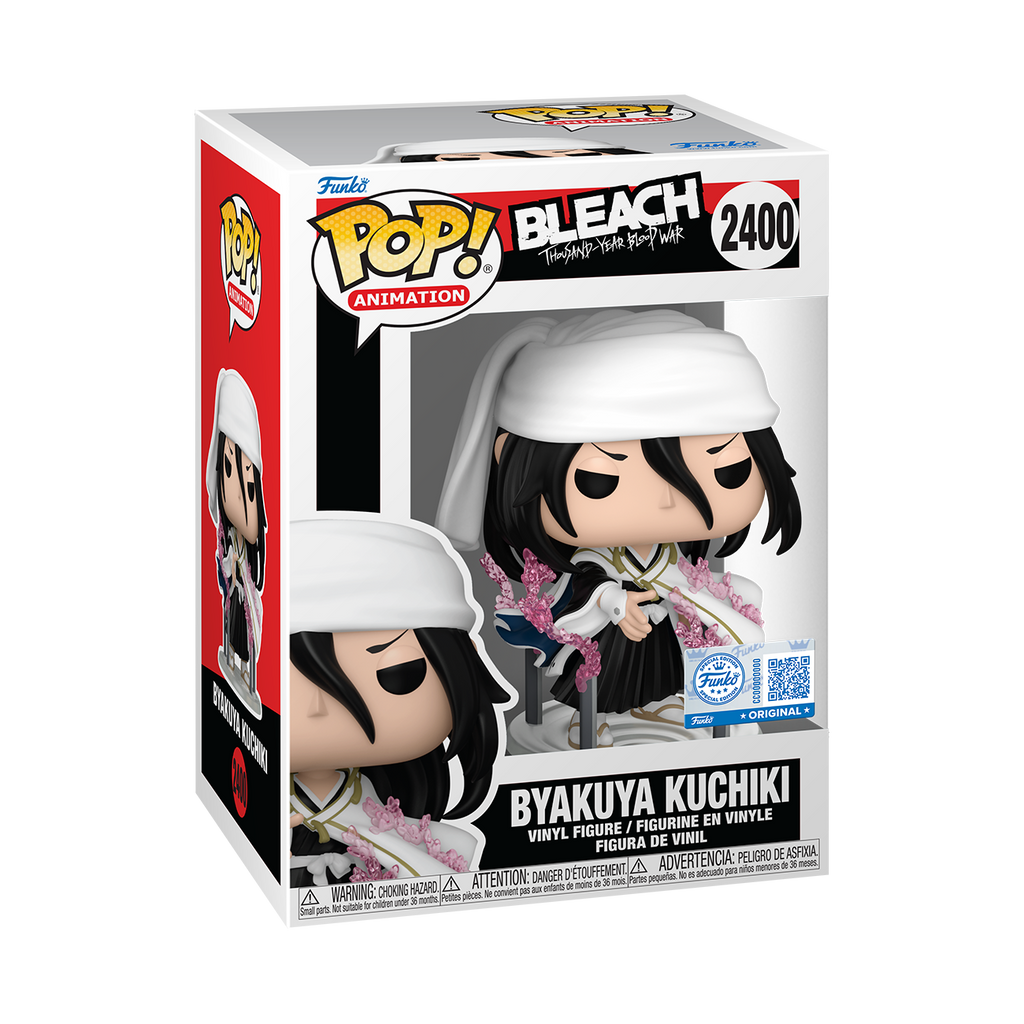 Funko Pop! Animation: Bleach: Thousand-Year Blood War - Byakuya Kuchiki with Kenseikan #2400 Crunchyroll Exclusive