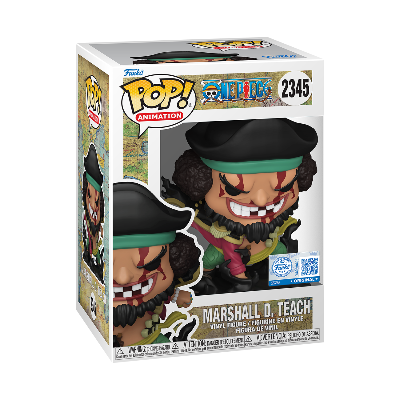 Funko Pop! Animation: One Piece - Marshall D. Teach Black Hole #2345 Amazon Exclusive