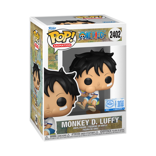 Funko Pop! Animation: One Piece - Monkey D. Luffy Eating Devil Fruit #2402 Hot Topic Exclusive