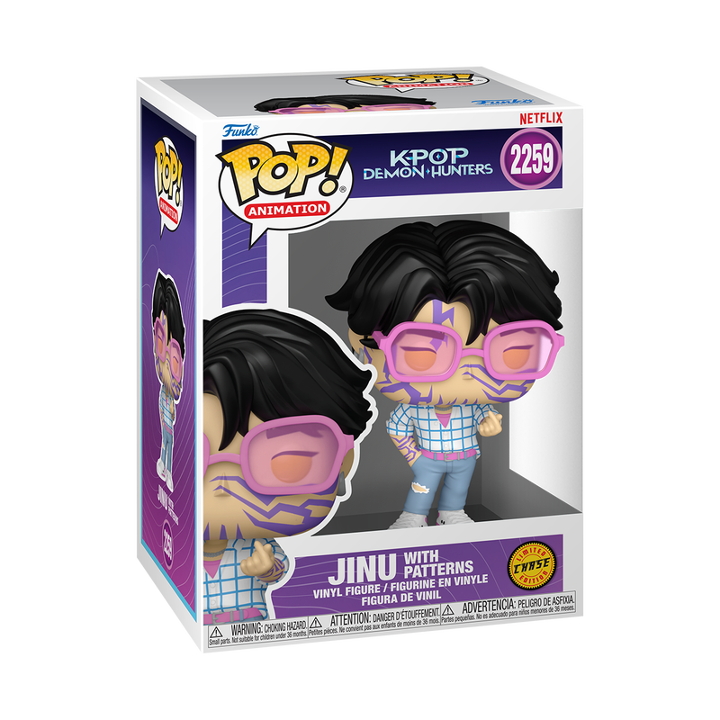 Funko Pop! Animation Netflix: KPop Demon Hunters - Jinu with Demon Patterns #2259 Chase