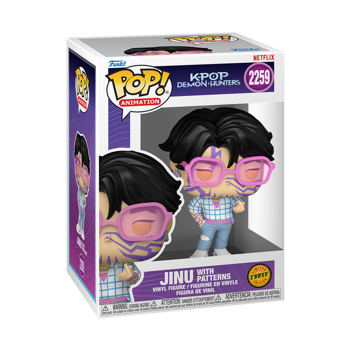 Funko Pop! Animation Netflix: KPop Demon Hunters - Jinu with Demon Patterns #2259 Chase