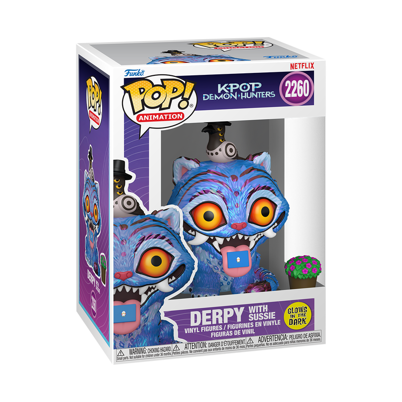 Funko Pop! Animation Netflix: KPop Demon Hunters - Derpy with Sussie #2260 Glow-in-the-dark