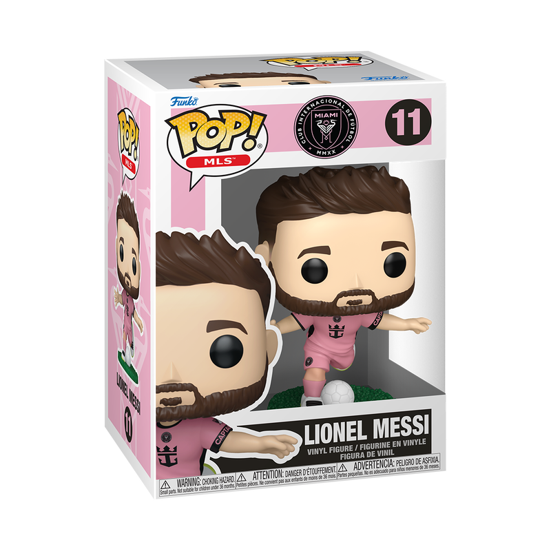 Funko Pop! MLS: Inter Miami CF - Lionel Messi Pink Uniform #11