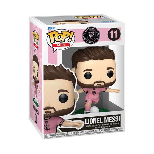 Funko Pop! MLS: Inter Miami CF - Lionel Messi Pink Uniform #11