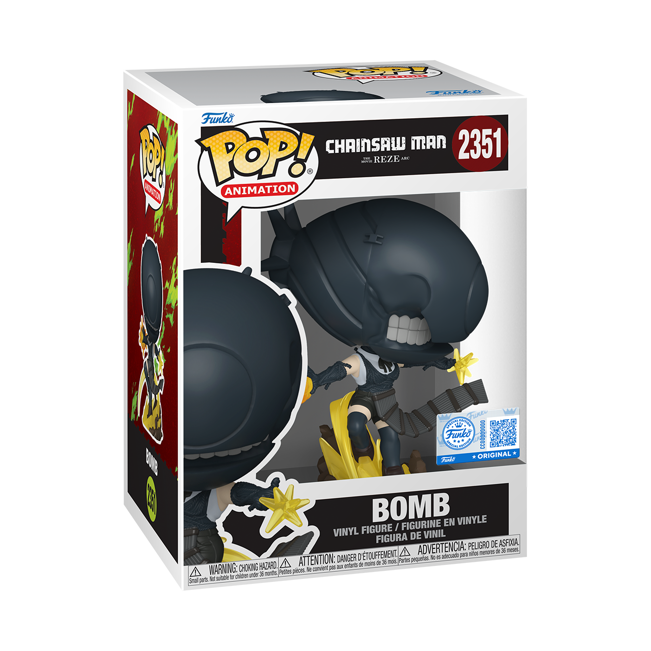 Funko Pop! Animation: Chainsaw Man - The Movie: Reze Arc - Bomb Blast #2351 Funko Exclusive