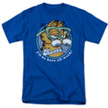 Garfield - Performing - Adult Unisex Short Sleeve T-Shirt - Blue