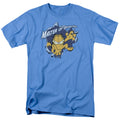 Garfield - Master Of Disaster - Adult Unisex Short Sleeve T-Shirt - Blue