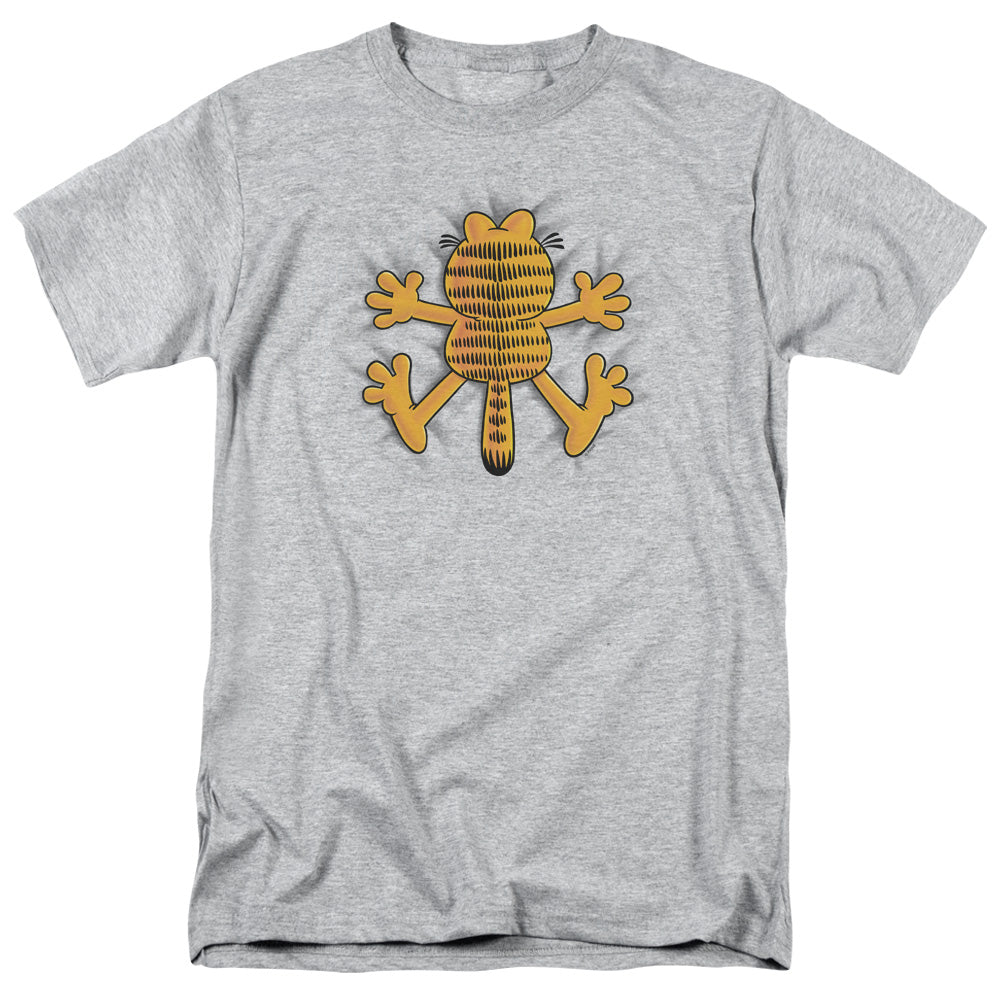 Garfield - Ow - Adult Unisex Short Sleeve T-Shirt - Gray