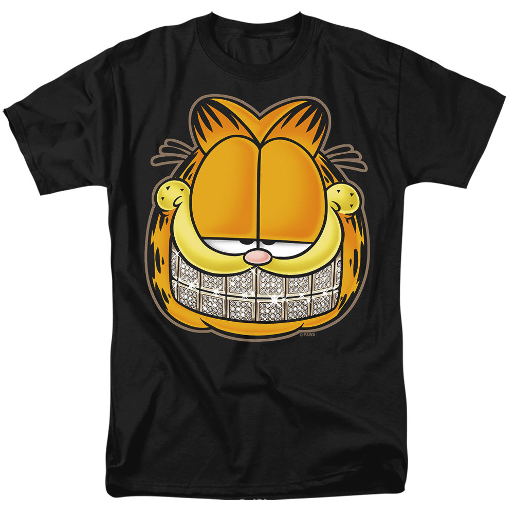 Garfield - Nice Grill - Adult Unisex Short Sleeve T-Shirt - Black