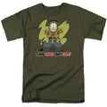 Garfield - Candy Good - Adult Unisex Short Sleeve T-Shirt - Green