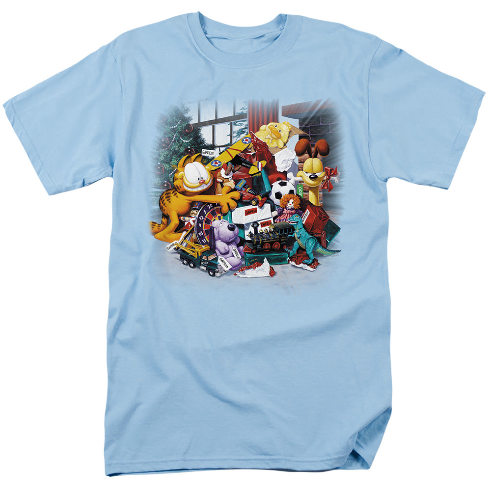 Garfield - Mine! - Adult Unisex Short Sleeve T-Shirt - Blue