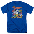 Garfield - My Mess - Adult Unisex Short Sleeve T-Shirt - Blue