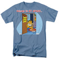 Garfield - Welcome To Myspace - Adult Unisex Short Sleeve T-Shirt - Blue