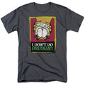 Garfield - I Dont Do Ordinary - Adult Unisex Short Sleeve T-Shirt - Gray