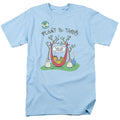 Garfield - Plant A Tree - Adult Unisex Short Sleeve T-Shirt - Blue