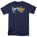 Garfield - Be Right Back - Adult Unisex Short Sleeve T-Shirt - Blue