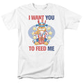 Garfield - I Want You - Adult Unisex Short Sleeve T-Shirt - White