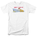Garfield - Annoy Someone - Adult Unisex Short Sleeve T-Shirt - White