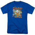 Garfield - The Garfield Show - Adult Unisex Short Sleeve T-Shirt - Blue