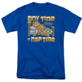 Garfield - Nap Time - Adult Unisex Short Sleeve T-Shirt - Blue