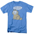 Garfield - Smiling Cat - Adult Unisex Short Sleeve T-Shirt - Blue