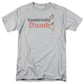Garfield - Comfortably Dumb - Adult Unisex Short Sleeve T-Shirt - Gray