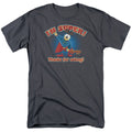 Garfield - Super - Adult Unisex Short Sleeve T-Shirt - Gray