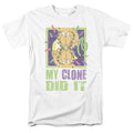 Garfield - My Clone Did It - Adult Unisex Short Sleeve T-Shirt - White